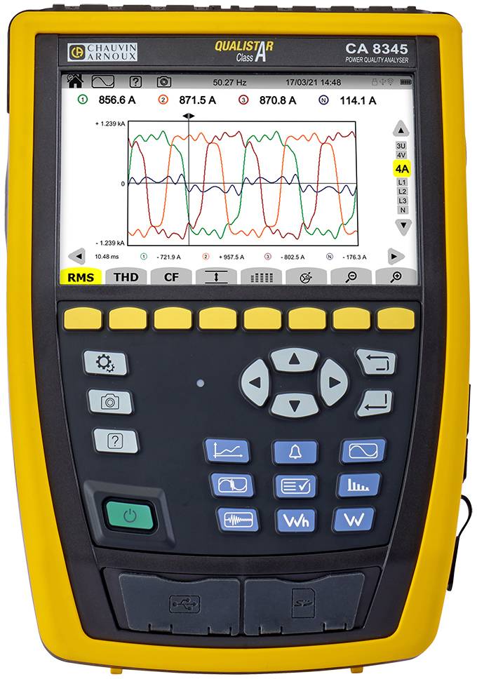 Chauvin Arnoux CA 8345 Netz-Analysegerät 3phasig mit Loggerfunktion