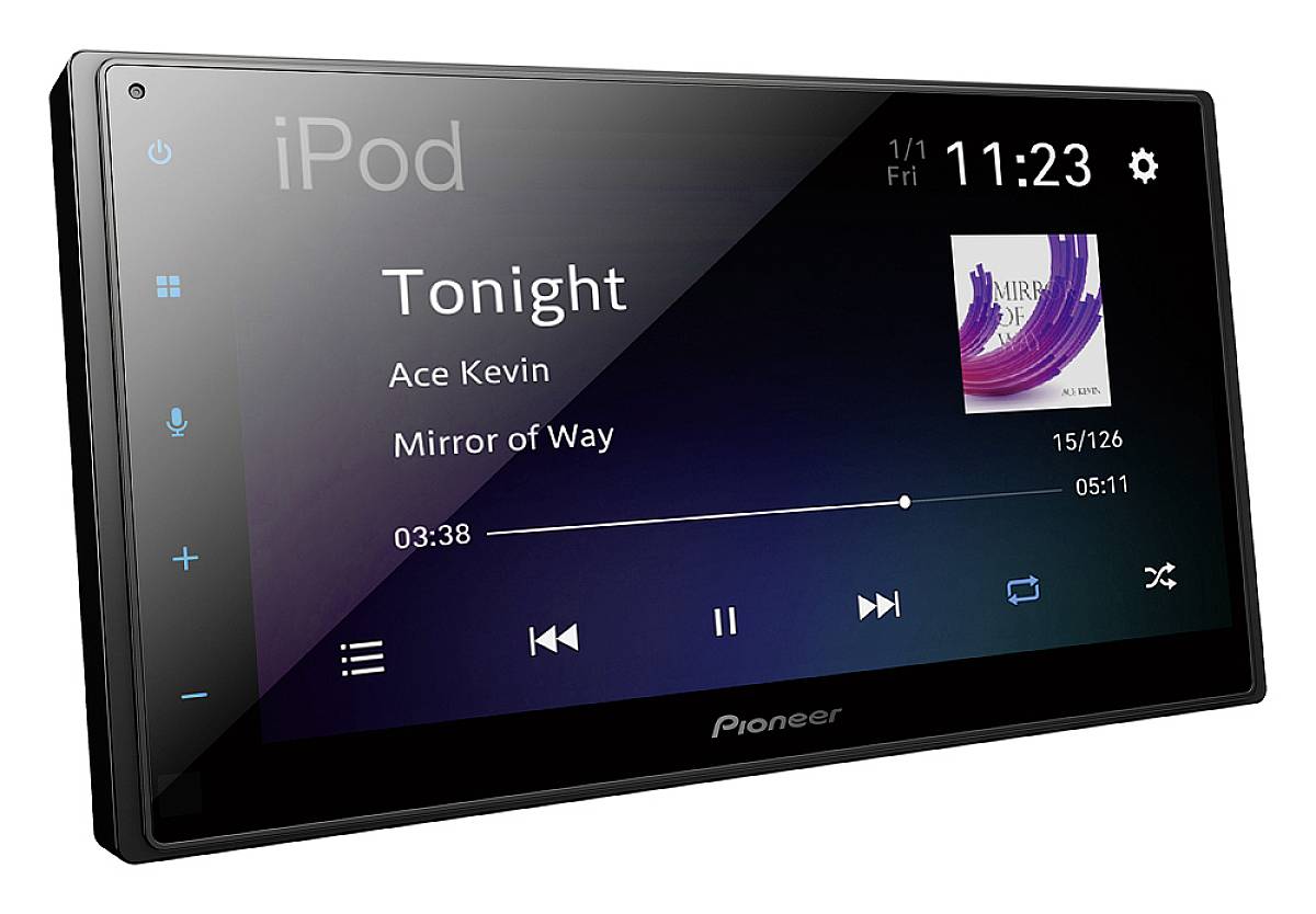 Pioneer SPH-DA360DAB Moniceiver Bluetooth®-Freisprecheinrichtung, Android Auto™, Apple CarPlay, Anschluss für Rückfahrkamera, DAB+ Tuner