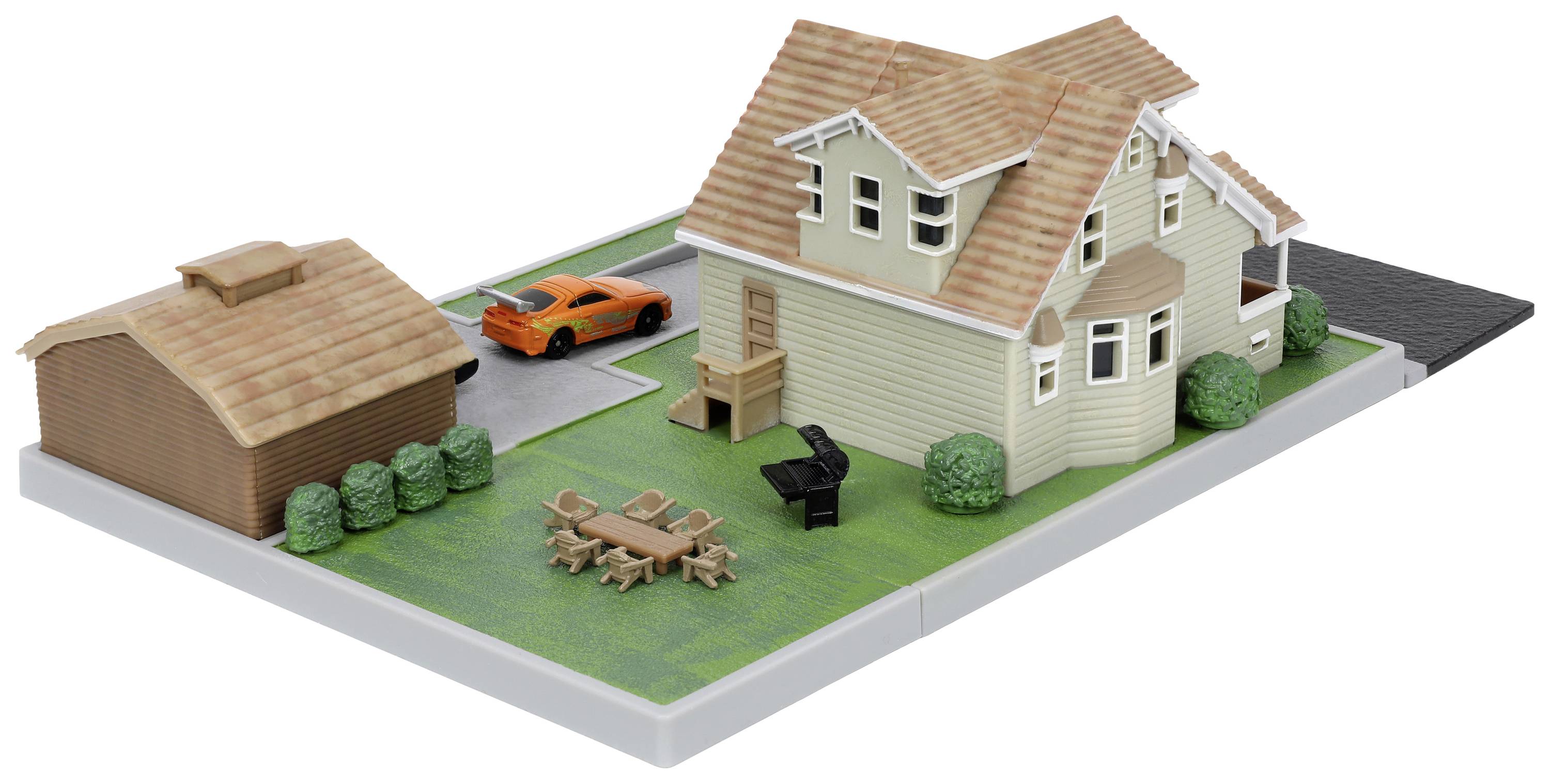 JADA TOYS F&F Nano Dom's House Display Diorama 1:24 Modellauto
