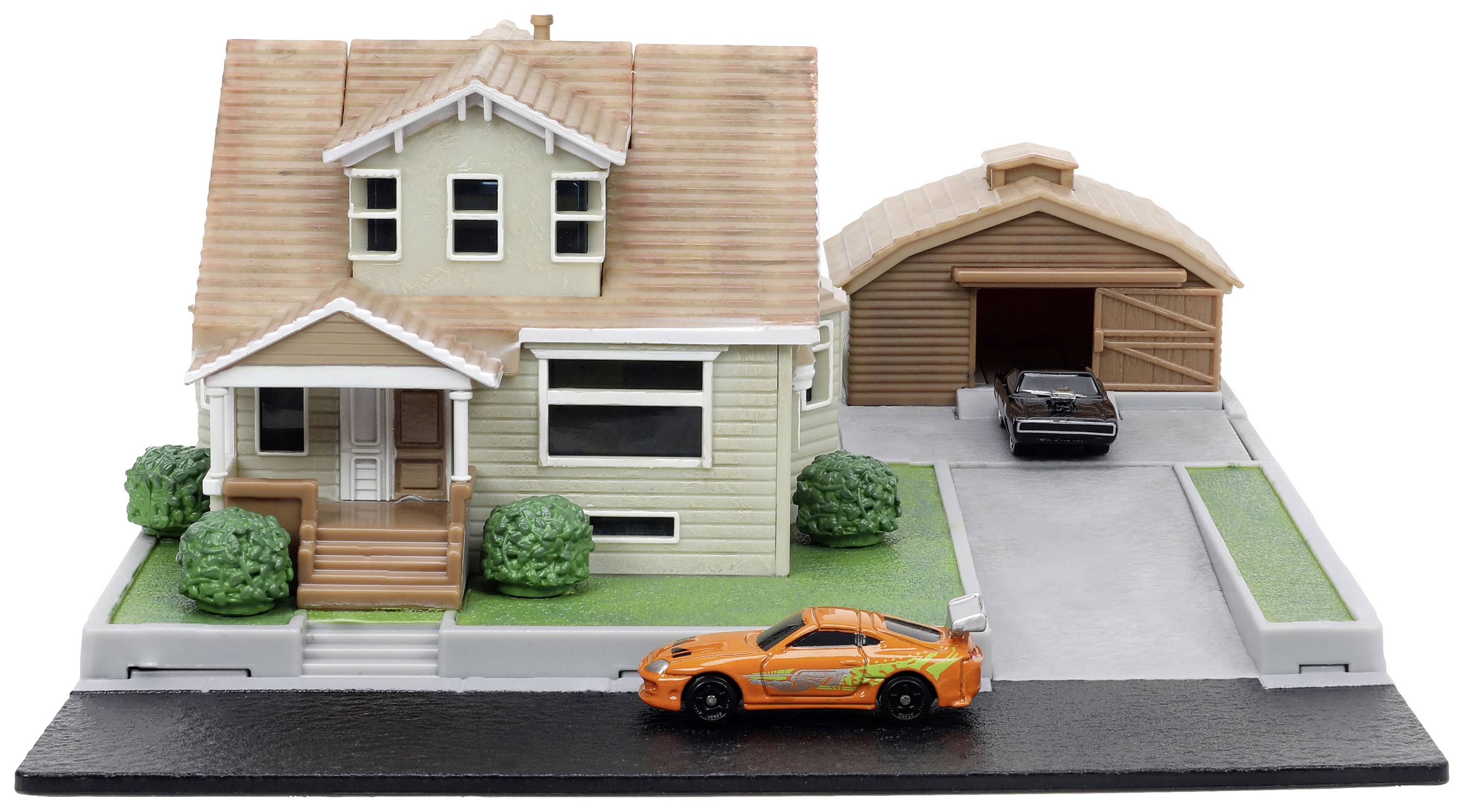JADA TOYS F&F Nano Dom's House Display Diorama 1:24 Modellauto