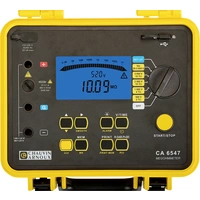 Chauvin Arnoux C.A 6547 Isolationsmessgerät 500 V, 1000 V, 2500 V, 5000V 10 TΩ Chauvin Arnoux C.A 6547 Isolationsmessgerät 500 V, 1000 V, 2500 V, 5000V 10 TΩ