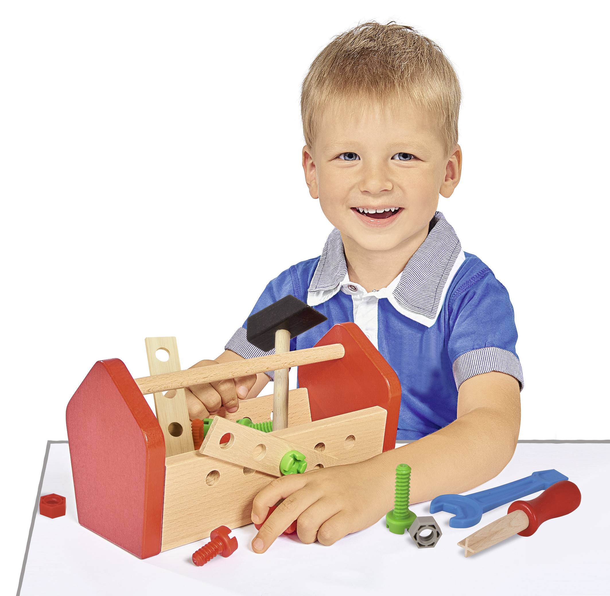 Eichhorn Werkzeugbox Bauteilset Constructor Anzahl Teile: 30 Altersklasse: ab 3 Jahre