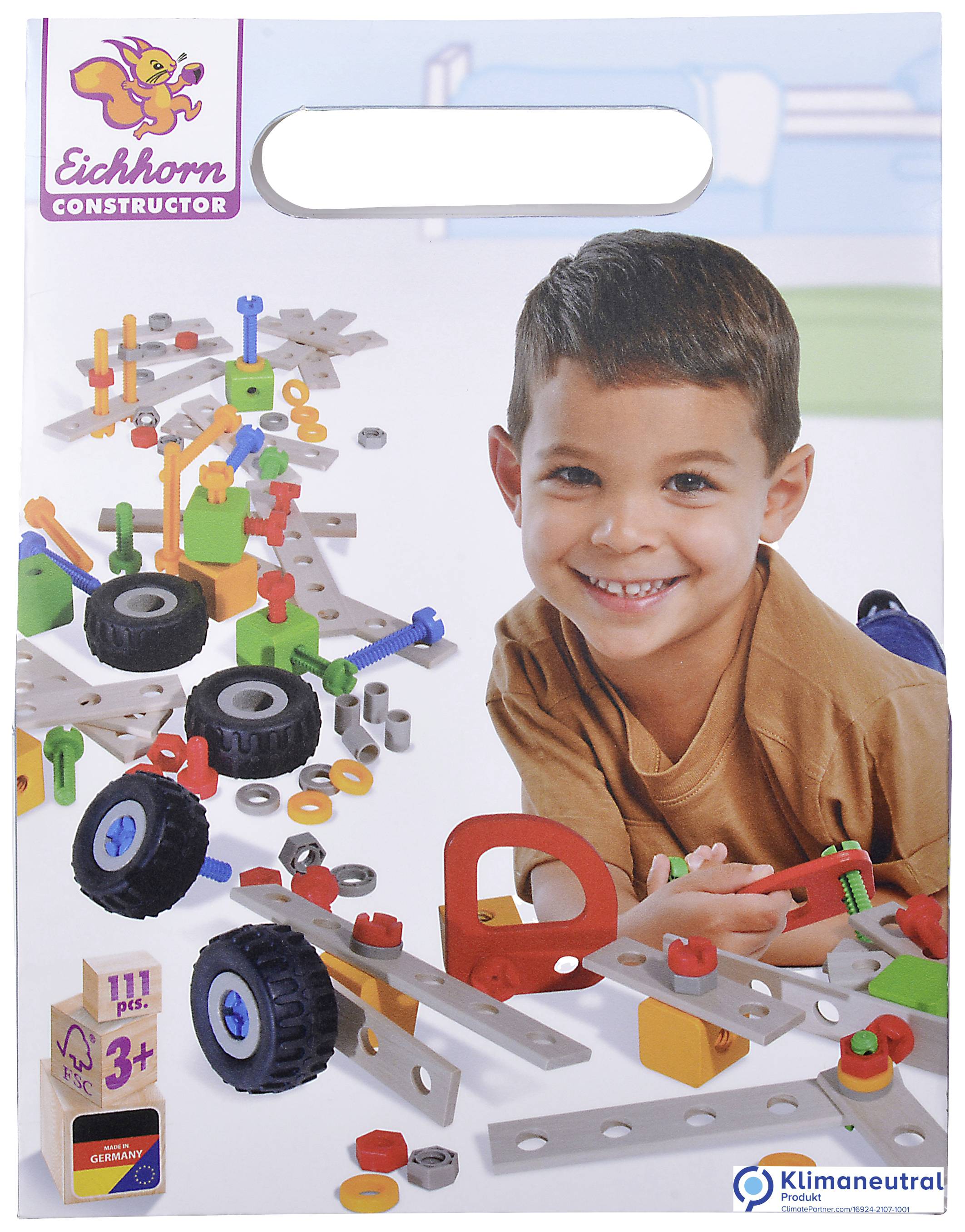 Eichhorn Bauteilset Constructor Anzahl Teile: 111 Altersklasse: ab 3 Jahre