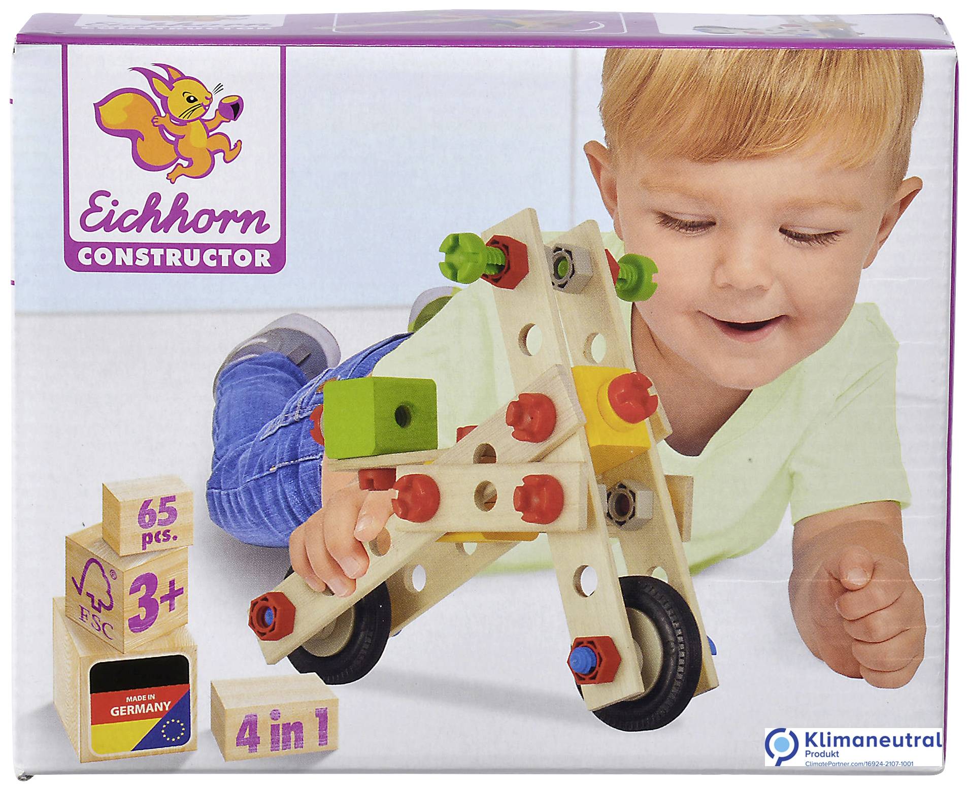 Eichhorn Bauteilset Constructor Anzahl Teile: 65 Altersklasse: ab 3 Jahre