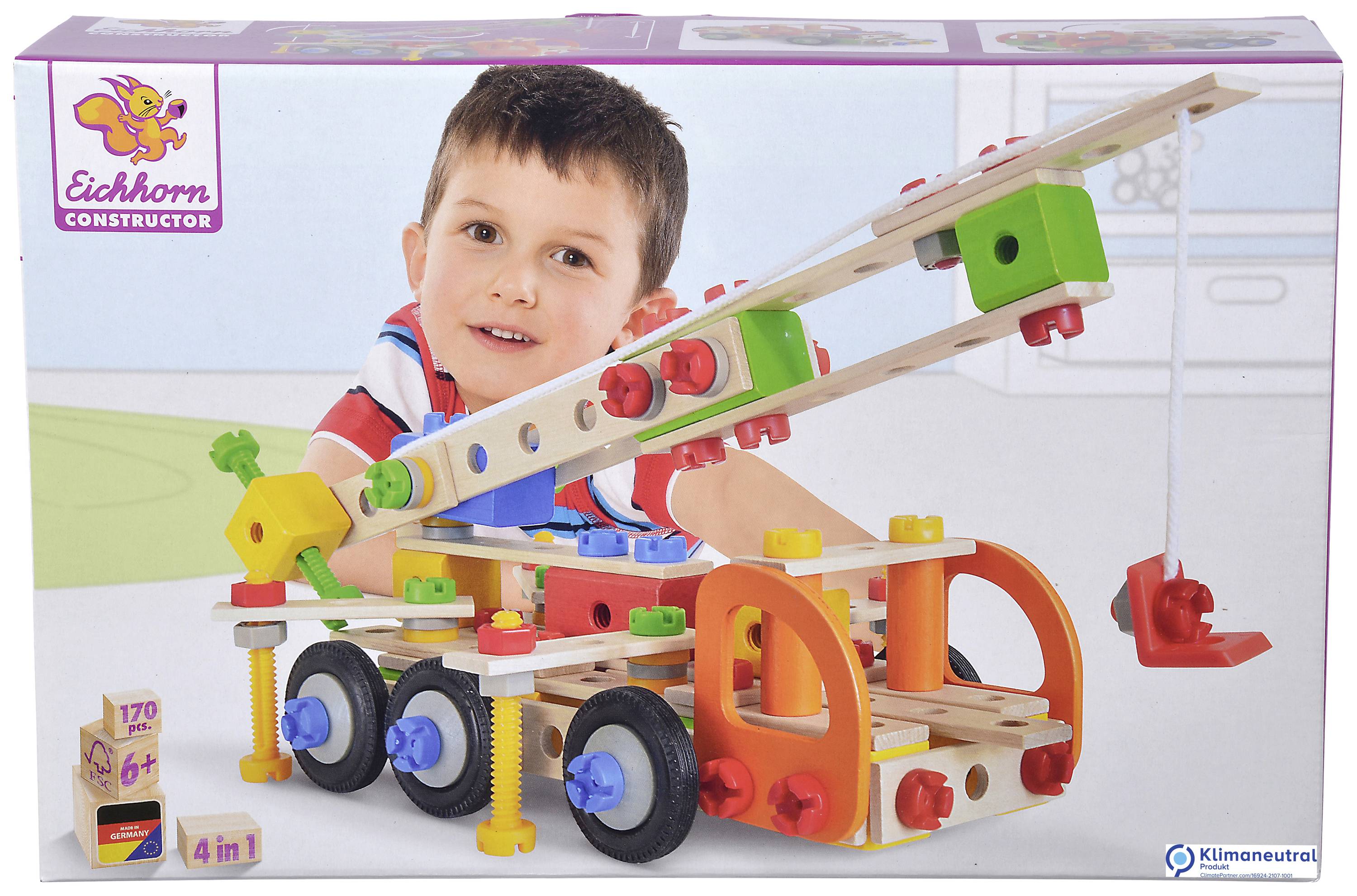 Eichhorn Bauteilset Constructor Anzahl Teile: 170 Altersklasse: ab 3 Jahre