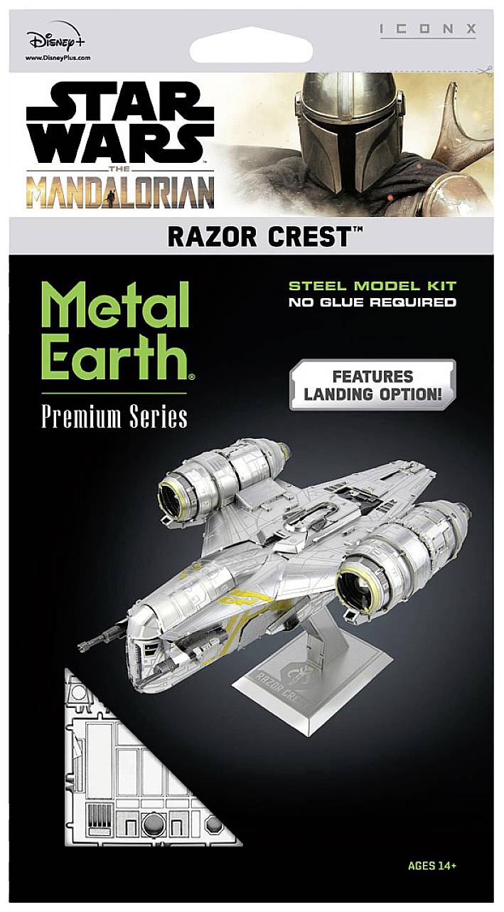 Metal Earth Iconx STAR WARS Mandalorian - Razor Crest™ Metallbausatz