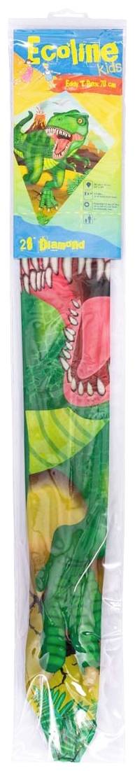 Ecoline Einleiner Drachen Eddy T-Rex Spannweite (Details) 700mm Windstärken-Eignung 2 - 5 bft