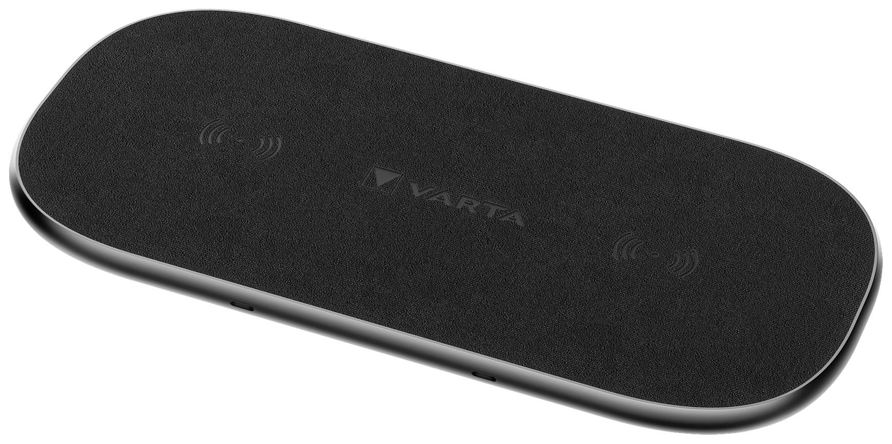 Varta Rundzellen-Ladegerät 3000 mA Wireless Charger Multi 20W 57906101111 Ausgänge Induktionslade-Standard Schwarz