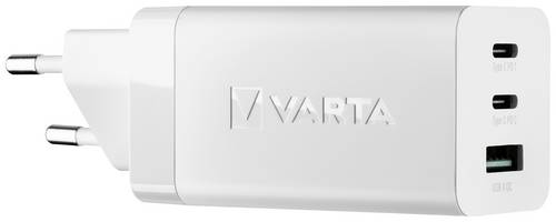 Varta High Speed Charger 65W USB Ladegerät 65 W 1x USB-A, 2x USB-C® Innenbereich
