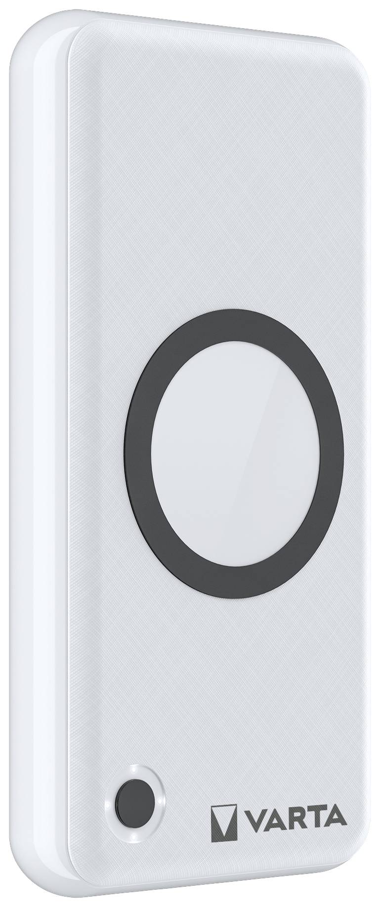 Varta Induktions-Powerbank Wireless Power Bank 20000 57909101111 20000 mAh Ausgänge Induktionslade-Standard, USB, USB-C® Weiß