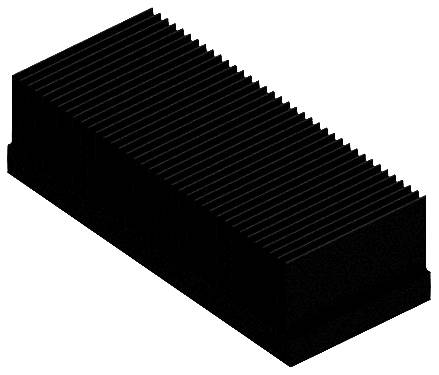 Fischer Elektronik 10133593 SK 625/75 SA Strangkühlkörper 2.17 K/W (L x B x H) 75 x 120 x 34mm