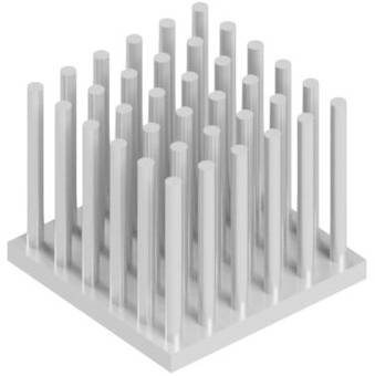 Fischer Elektronik 10127690 ICKS 22 x 22 18,5 Stiftkühlkörper (L x B x H) 22 x 22 x 18.5 mm