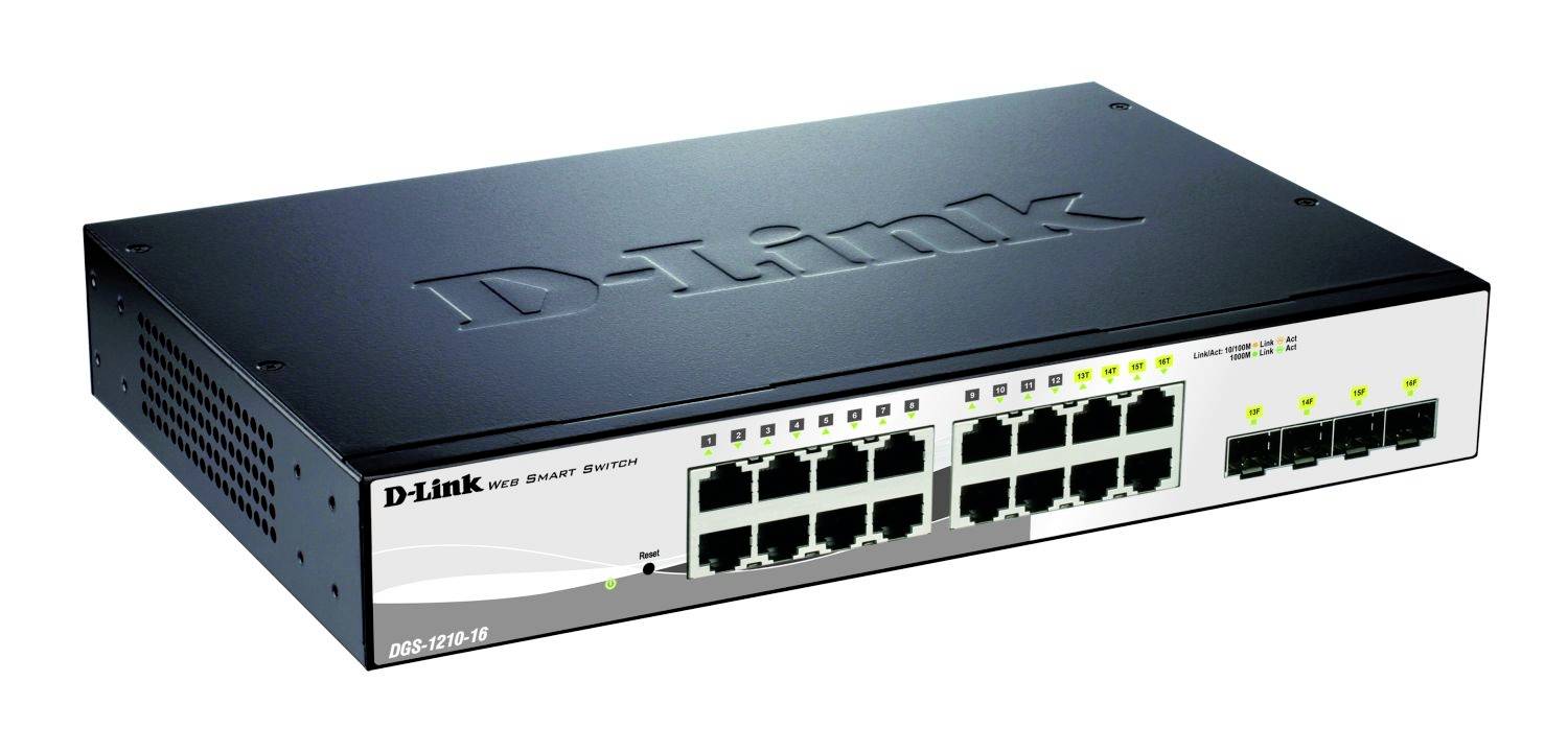 D-Link DGS-1210-16/E Netzwerk Switch RJ45/SFP 16 + 4 Port 40 GBit/s
