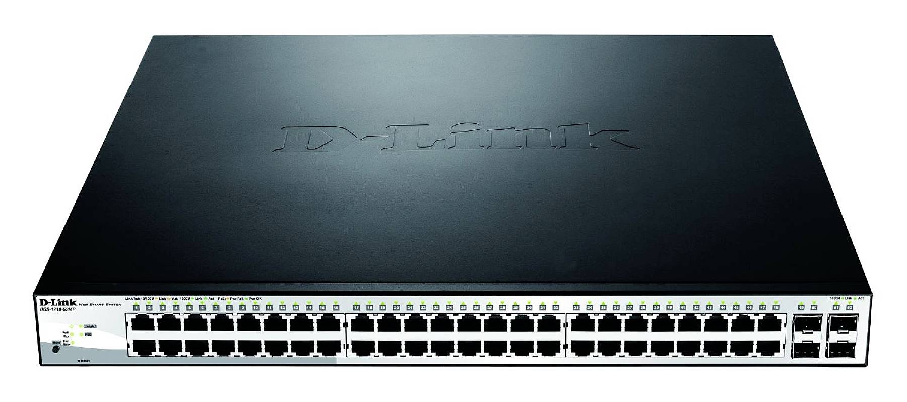 D-Link DGS-1210-52MP/E Netzwerk Switch RJ45/SFP 48 + 4 Port 104 Gbit/s PoE-Funktion