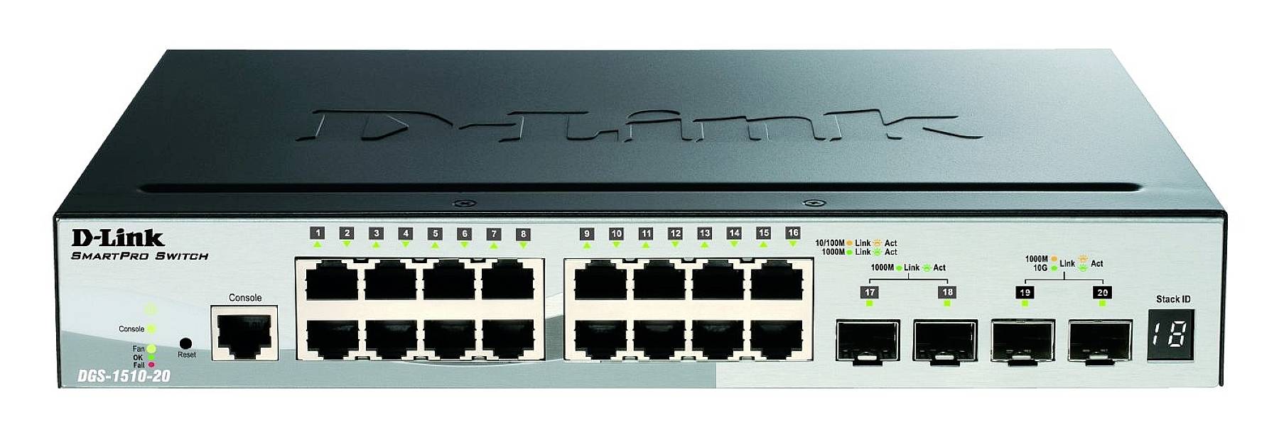 D-Link DGS-1510-20/E Netzwerk Switch RJ45/SFP+ 16 + 4 Port 76 Gbit/s