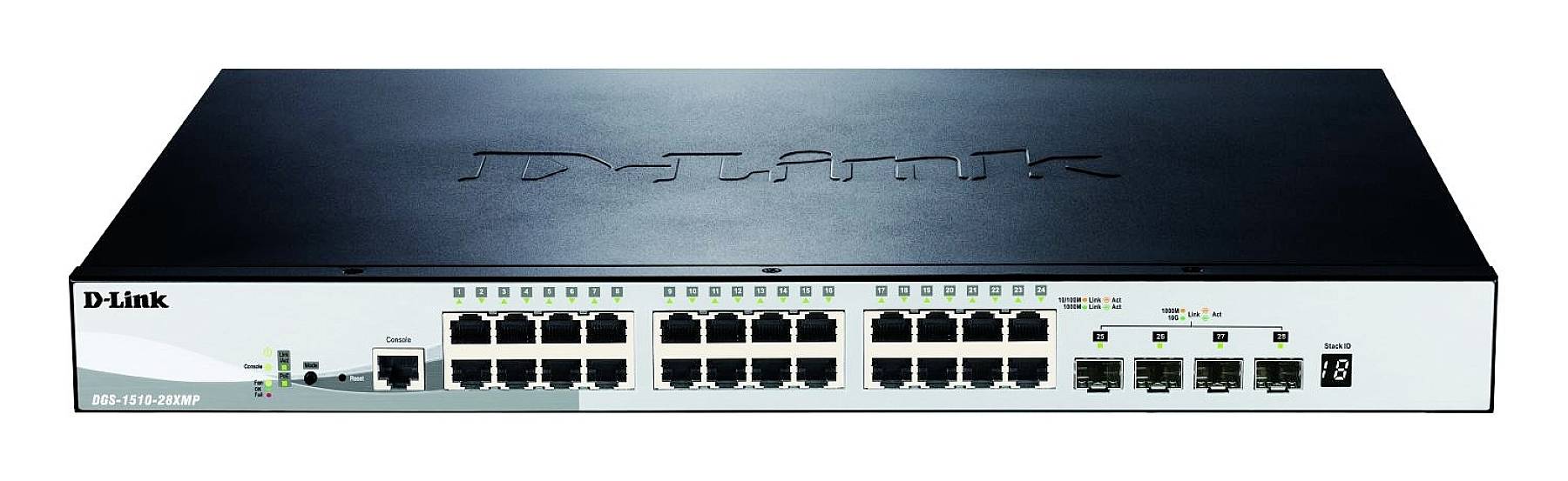 D-Link DGS-1510-28XMP/E Netzwerk Switch RJ45/SFP+ 24 + 4 Port 128 Gbit/s PoE-Funktion
