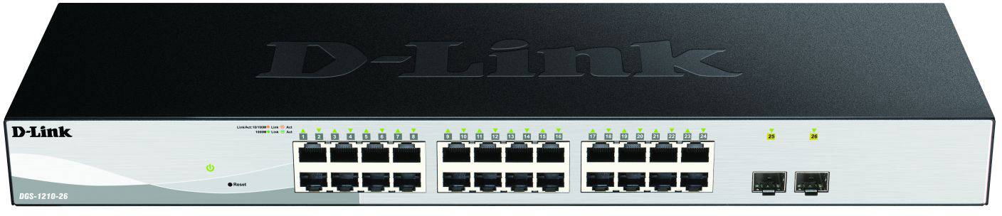 D-Link DGS-1210-26/E Netzwerk Switch RJ45/SFP 24 + 2 Port 52 GBit/s