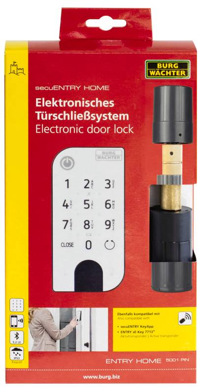 Burg Wächter ENTRYhome 5001 PIN 50010 Türschloss IP53