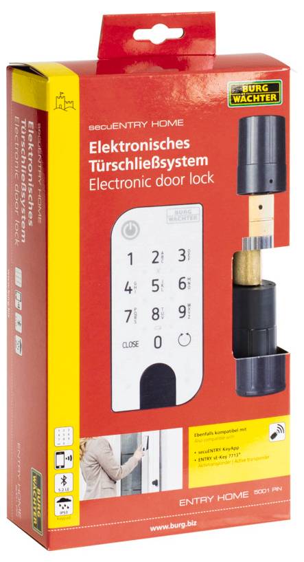 Burg Wächter ENTRYhome 5001 PIN 50010 Türschloss IP53