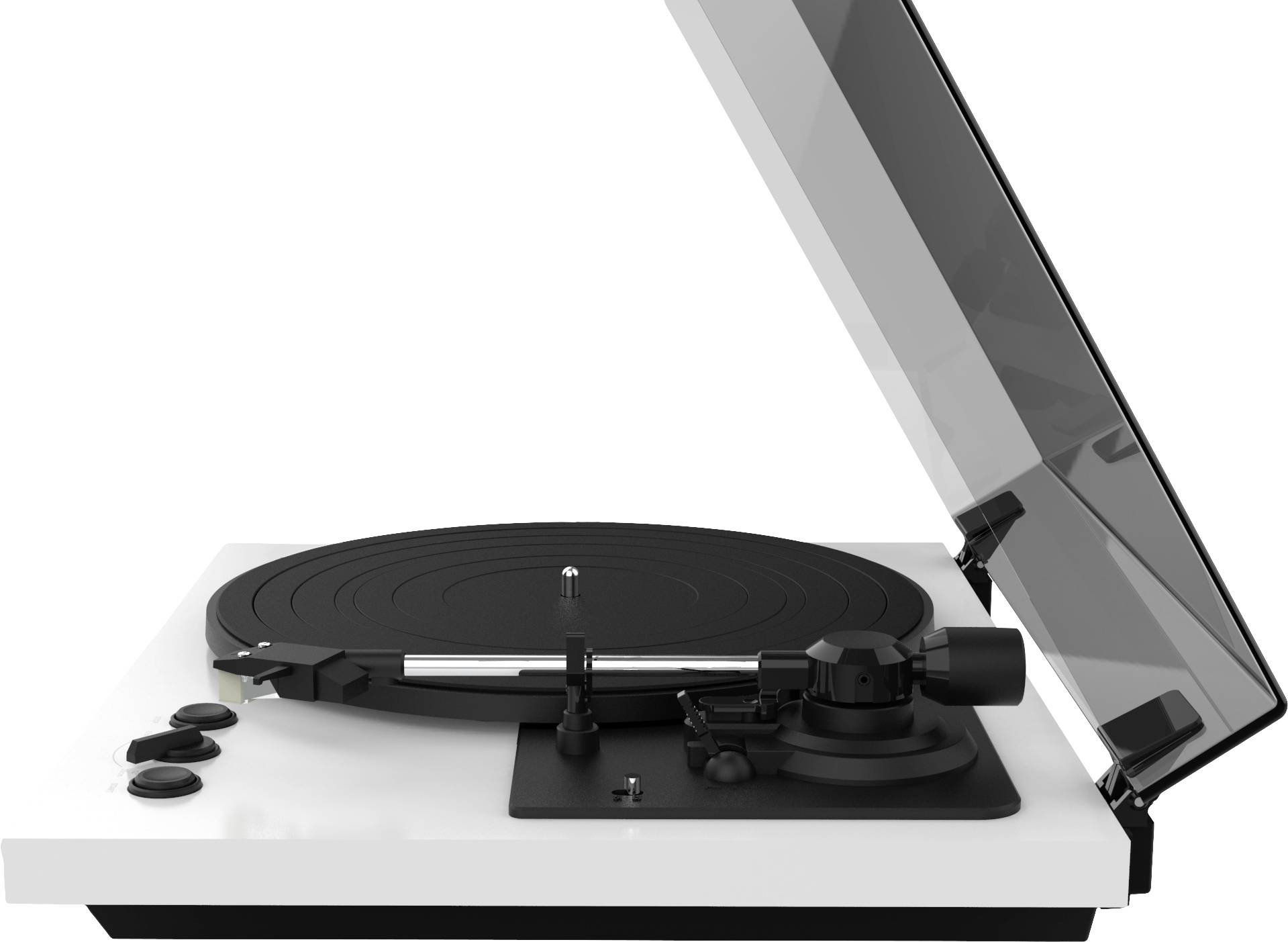 TEAC TN-175 Plattenspieler Riemenantrieb Weiß