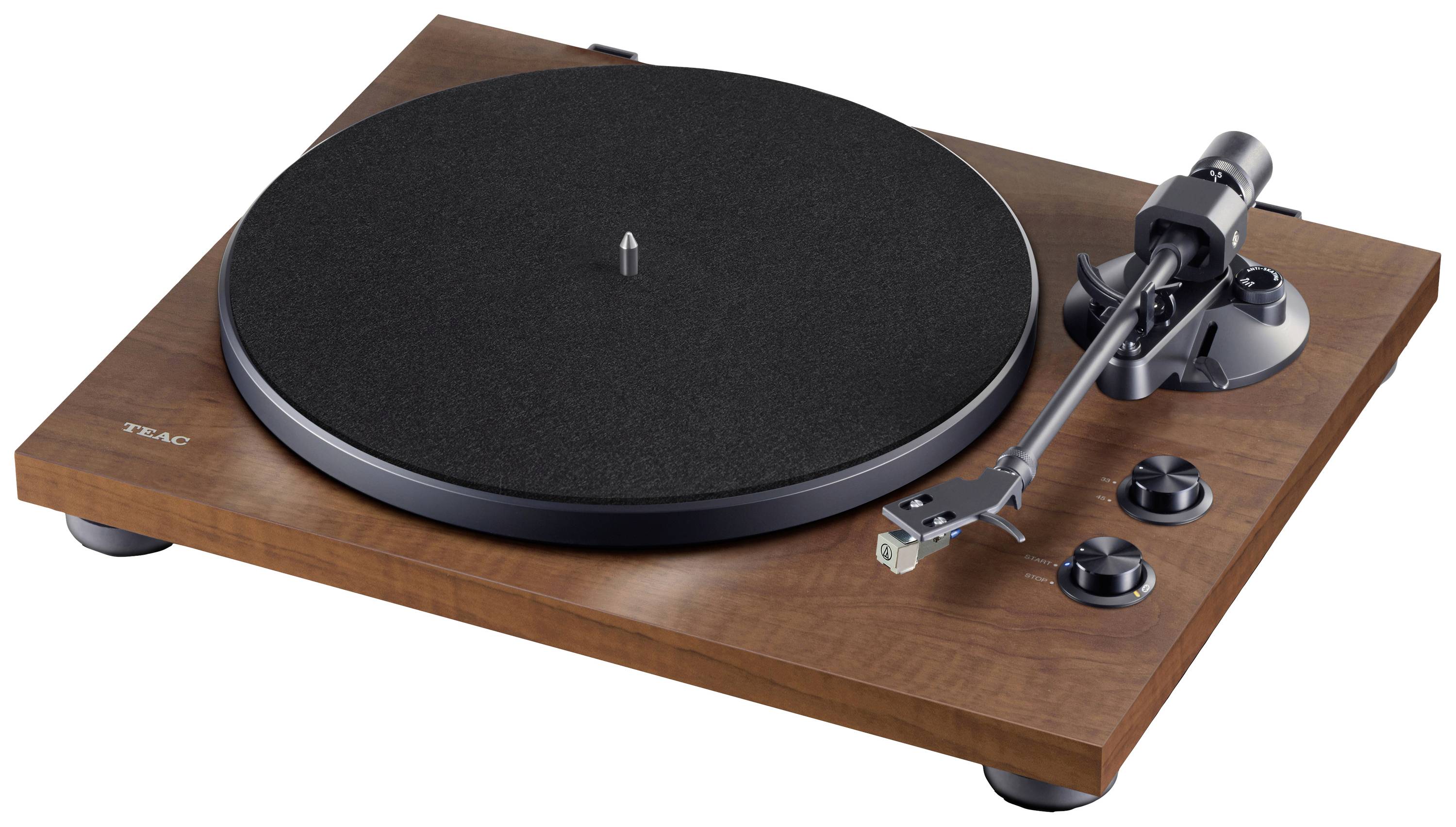 TEAC TN-280BT-A3 Plattenspieler Riemenantrieb Walnuss