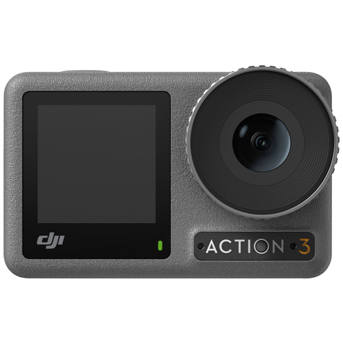 DJI Action 3 Standard Action Cam 4K, Ultra HD, WLAN, Dual-Display, Wasserfest, Touch-Screen, Zeitlu