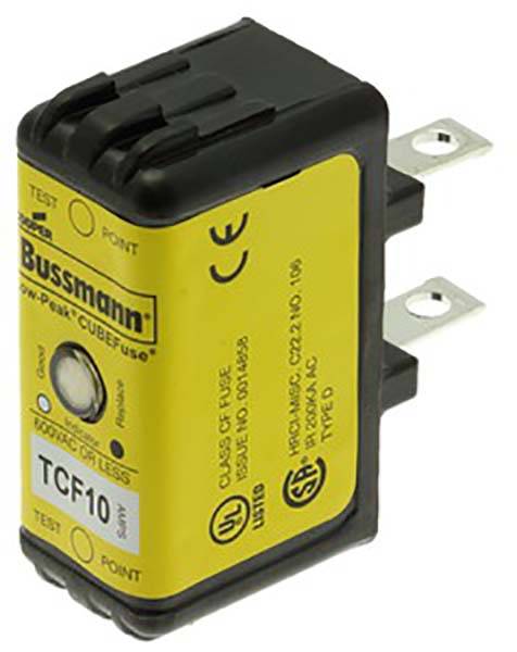 Eaton TCF10 Sicherungseinsatz 1phasig 1polig 10 A 600 V 12 St.