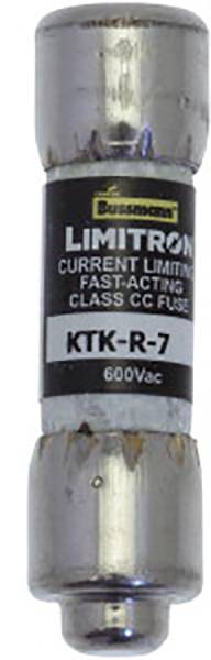 Sicherung vom Typ 'Littelfuse Limitron KTK-R-7' mit 600Vac.