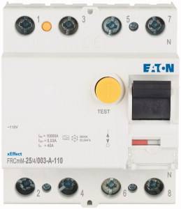 Eaton Y7-180605 FRCMM-25/2/003-A-110 FI-Schutzschalter 2phasig A 25A 0.03A