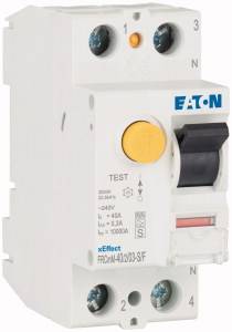 Eaton Y7-187397 FRCMM-40/2/03-S/F FI-Schutzschalter 2phasig S/F 40A 0.3A