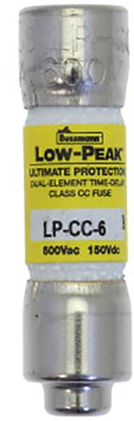 Eaton LP-CC-6 LP-CC-6 Sicherungseinsatz (Ø x L) 10mm x 38mm 6A 600V Träge -T- Inhalt 10St.