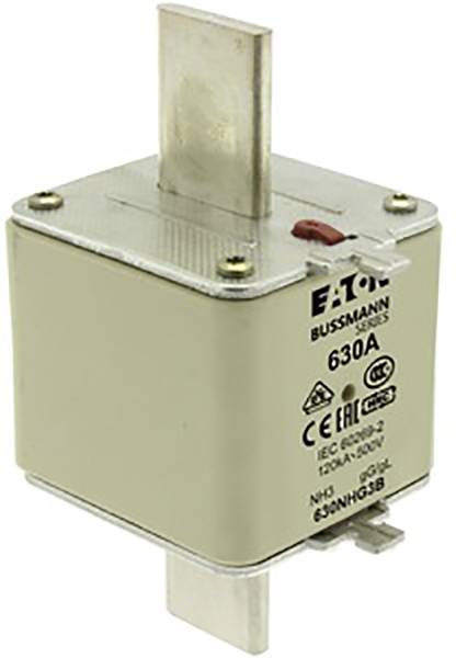 Eaton 630NHG3B NH-Sicherung mit mechanischer Sicherungsanzeige Sicherungsgröße = 3 630 A 500 V 3 St.