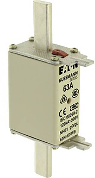 Eaton 63NHG01B NH-Sicherung mit mechanischer Sicherungsanzeige Sicherungsgröße = 1 63A 500V 3St.