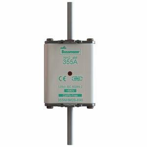 Sicherungseinsatz von Bussmann, Modell NH2 aM, 355A. Geeignet für elektrische Systeme, nach IEC 60269-2 Standard, 120 kA.