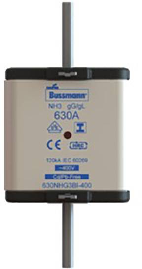 Eaton 630NHG3BI-400 NH-Sicherung Sicherungsgröße = 3 630 A 400 V 3 St.