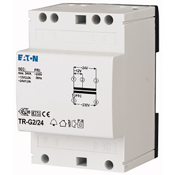 Eaton Y7-272484 Universal-Netztransformator 1 x 230 V 2 x 12 V, 24 V 1.9 W 2 A