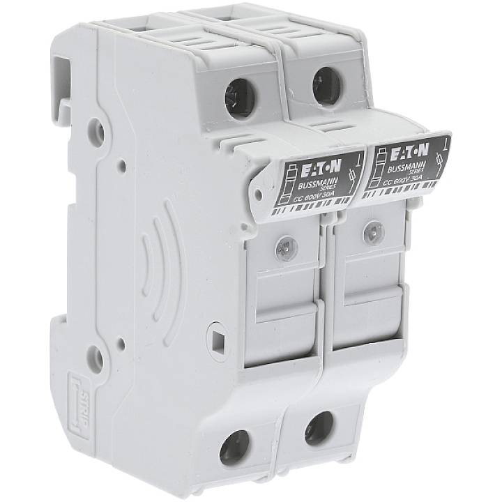 Eaton CHCC2DIU Sicherungshalter 2phasig Passend für (Sicherungen) Feinsicherung 10.3 x 38mm 2polig 30A 600V 6St.