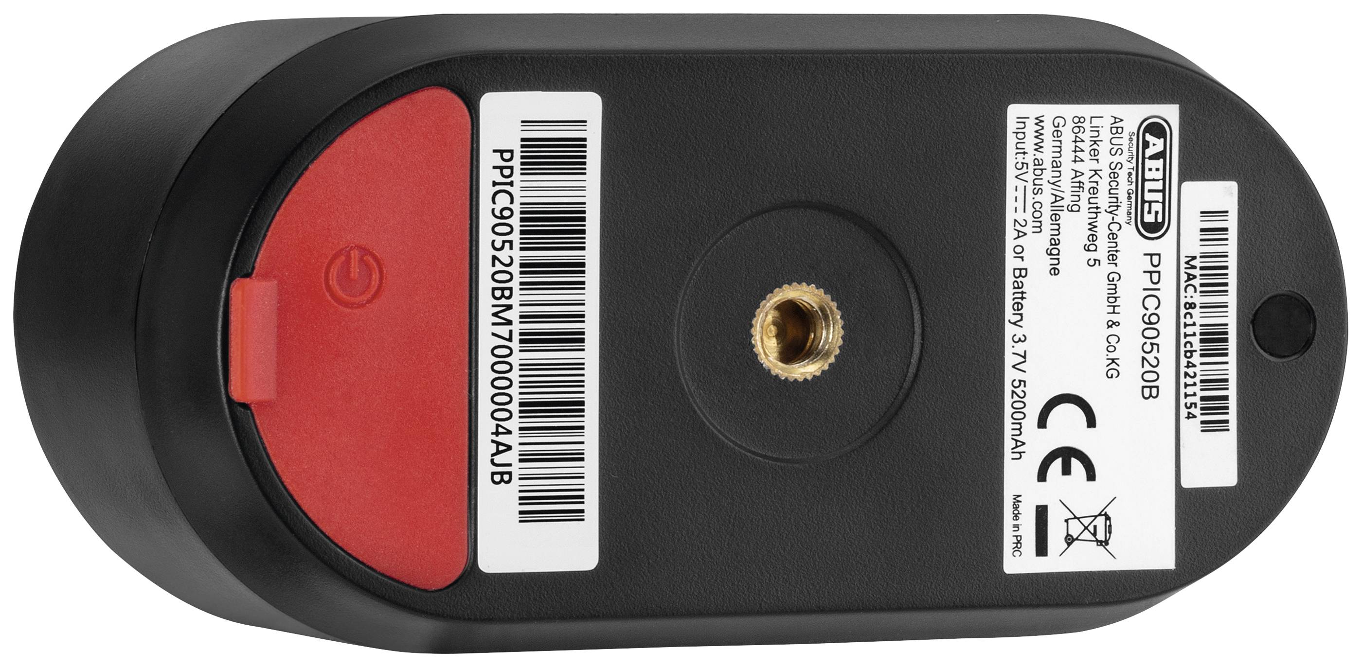 ABUS Akku Cam PPIC90520B WLAN IP-Zusatzkamera 1920 x 1080 Pixel