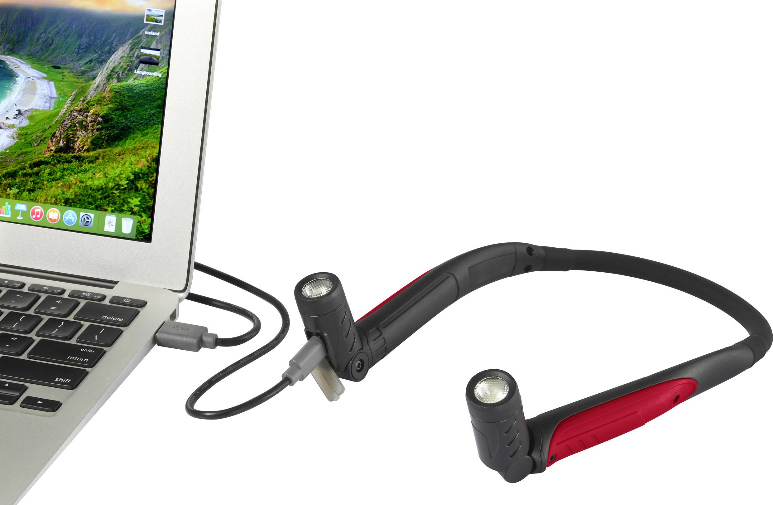 TOOLCRAFT TO-7867917 THL027 SMD LED Nackenleuchte akkubetrieben 2.7W 320lm