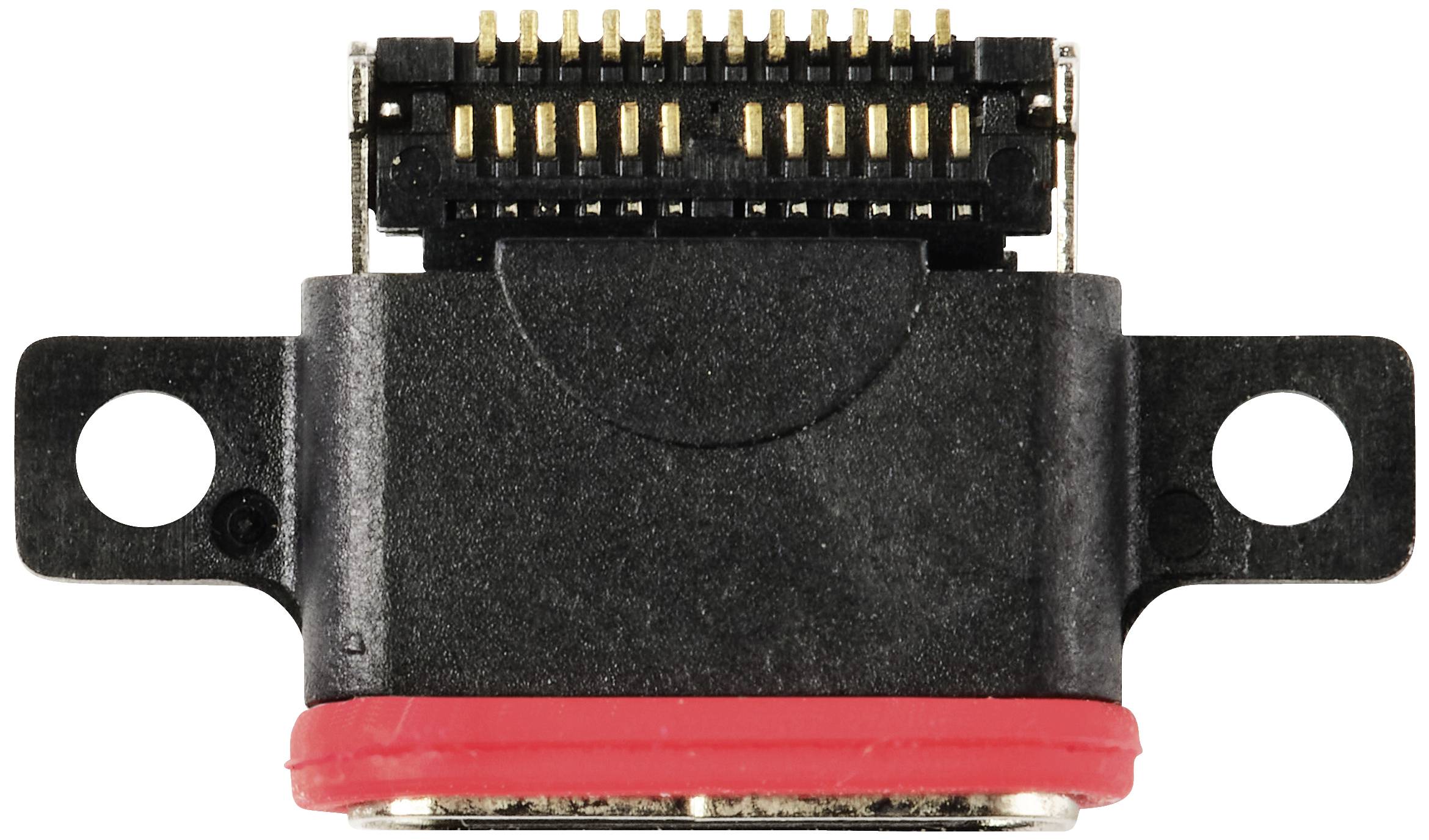 TRU COMPONENTS TC-10490668 Micro USB 3.1 Typ-C®-Buchse für Lötbefestigung Steckverbinder-Bauform: Buchse, Einbau horizontal