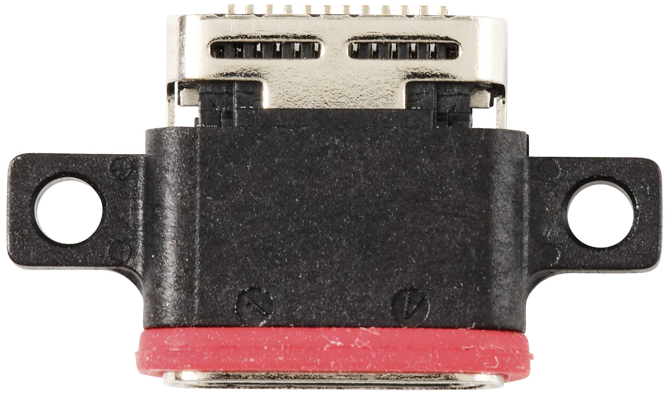 TRU COMPONENTS TC-10490668 Micro USB 3.1 Typ-C®-Buchse für Lötbefestigung Steckverbinder-Bauform: Buchse, Einbau horizontal