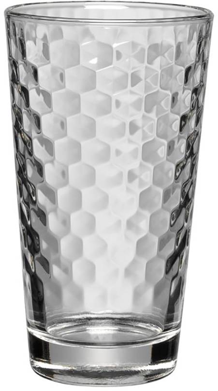 WMF 3201000305 Longdrinkgläser Set 4tlg 275ml Wabenmuster Kristallglas hitzebeständig