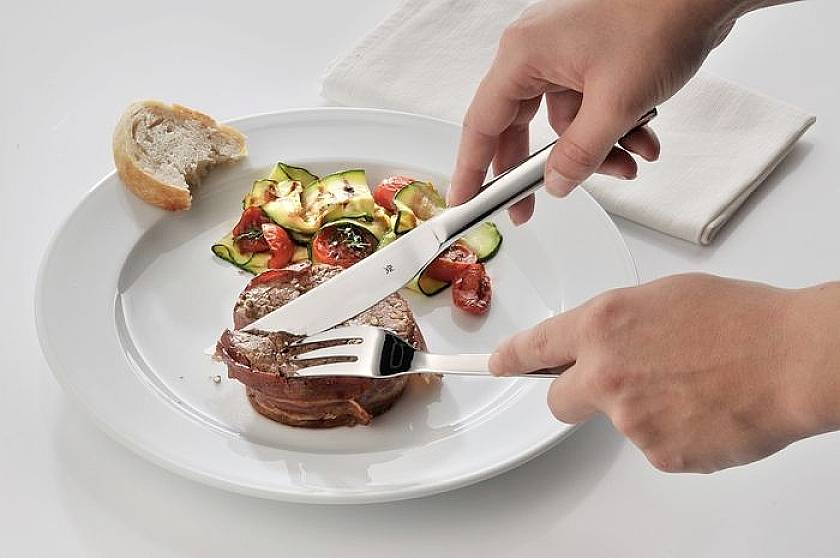 WMF 3201002518 Steakmesser Silber