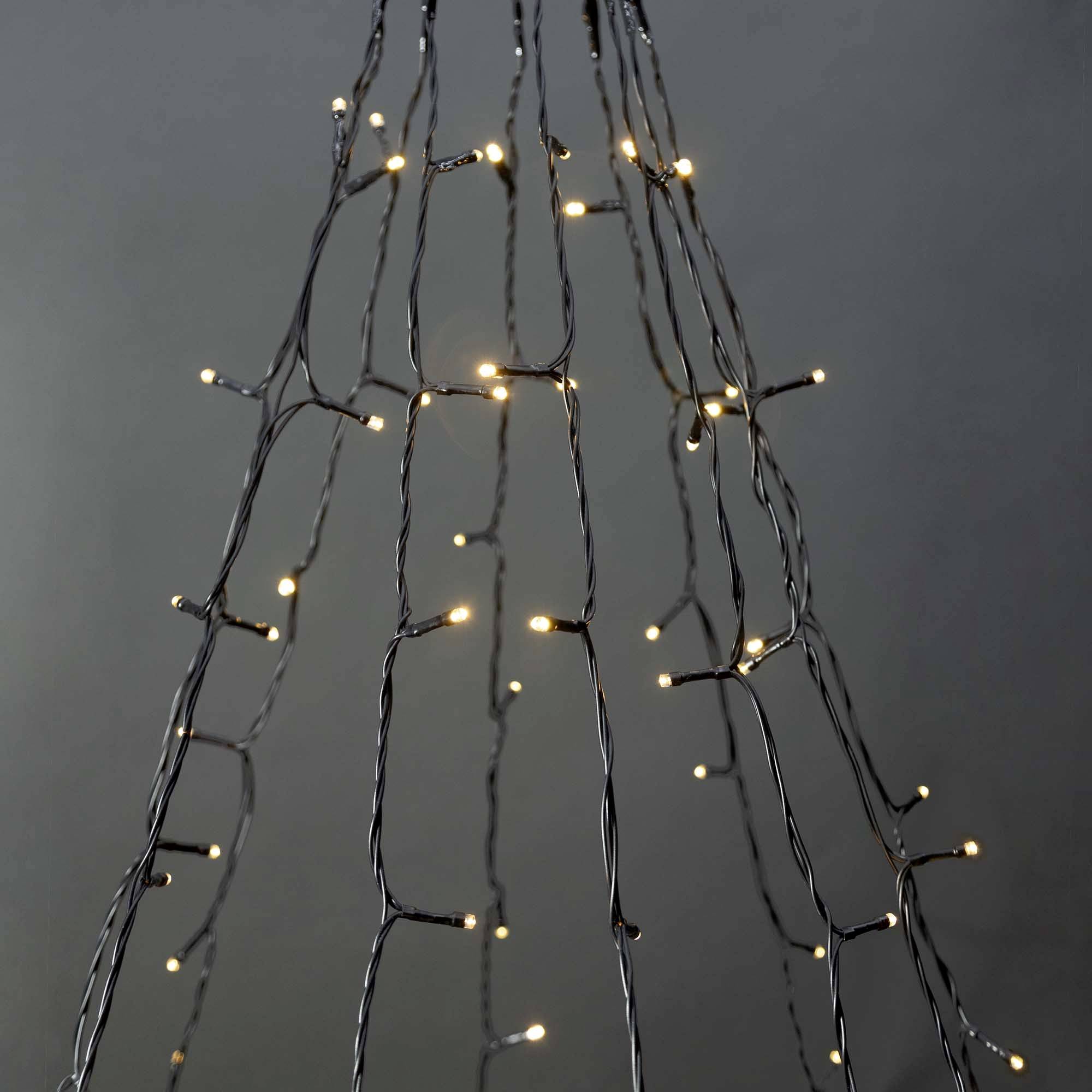 Nedis Lichterkette Innen/Außen EEK: G (A - G) 200 LED Warmweiß