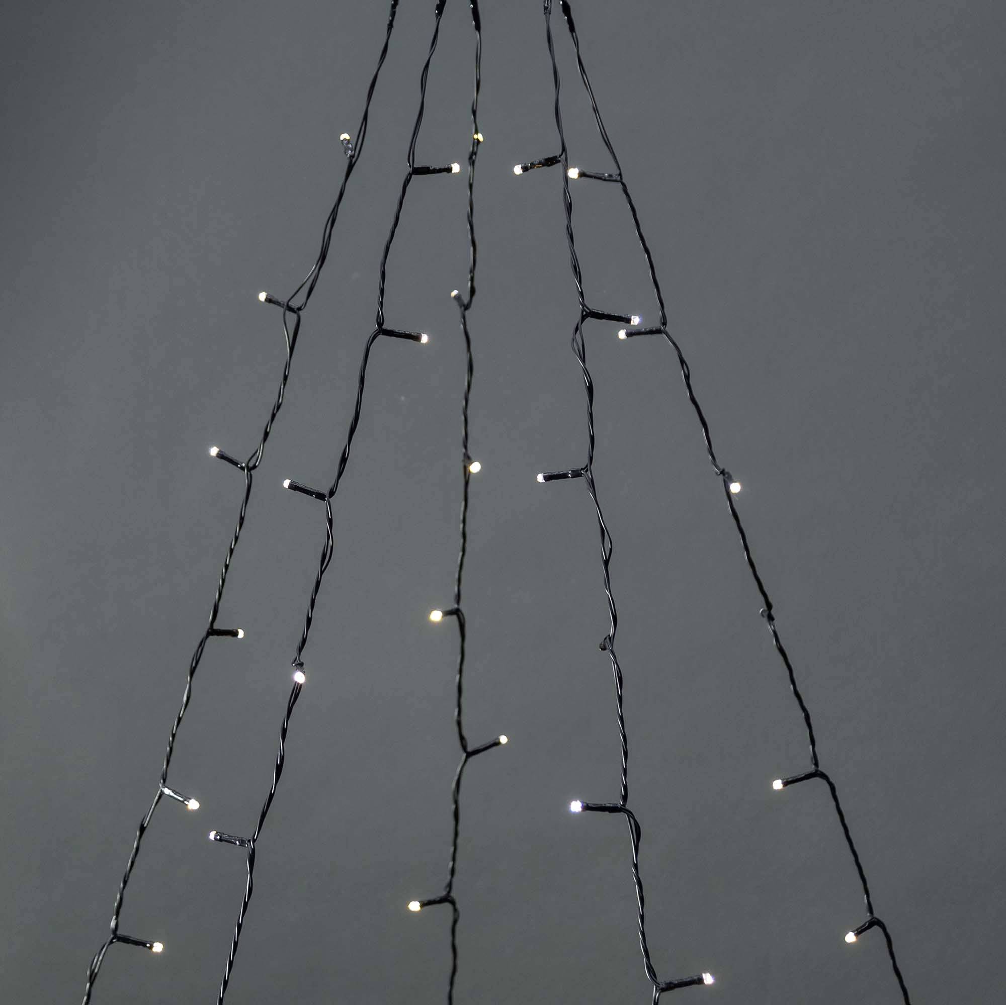 Nedis Lichterkette Innen/Außen EEK: G (A - G) 200 LED Warmweiß