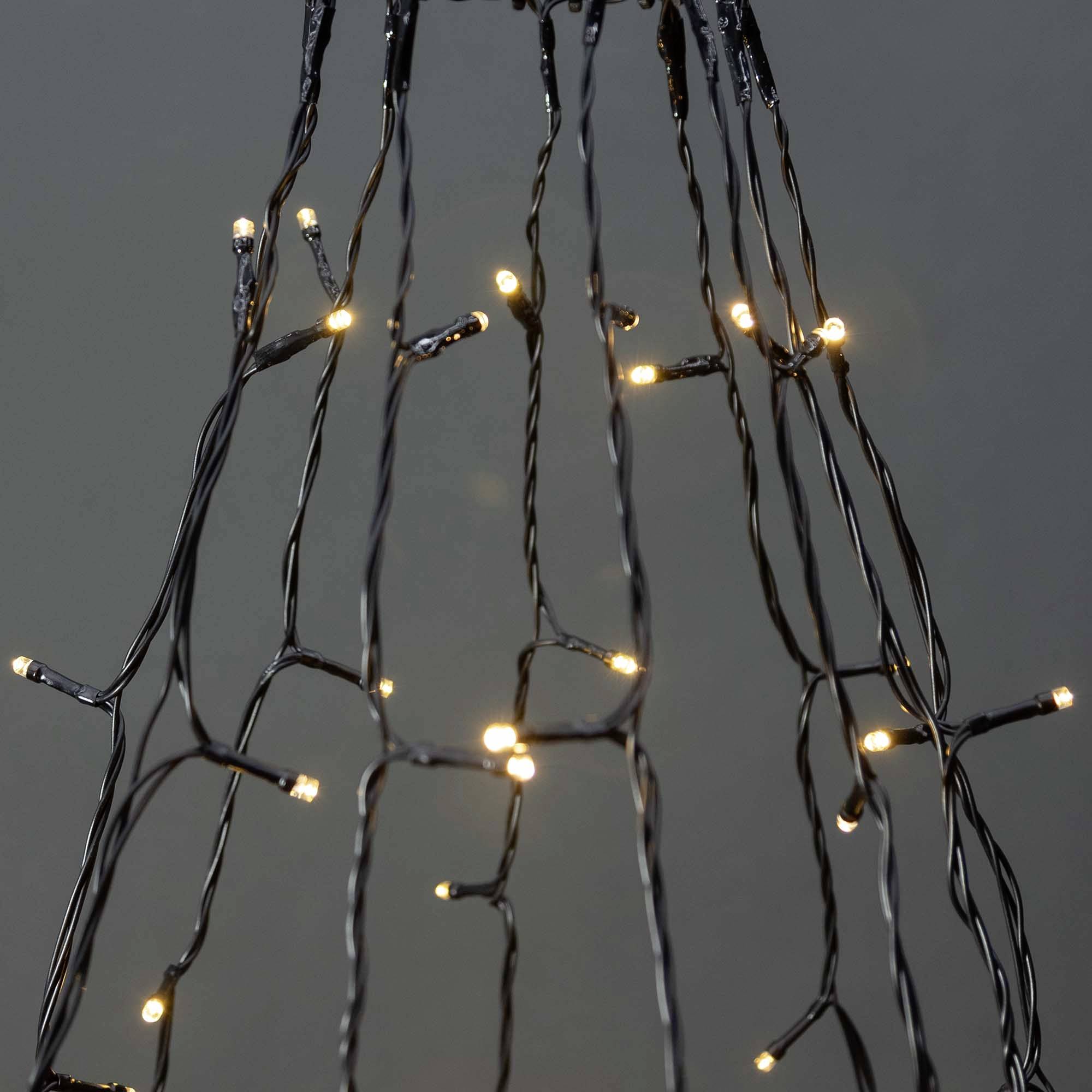 Nedis Lichterkette Innen/Außen EEK: G (A - G) 200 LED Warmweiß