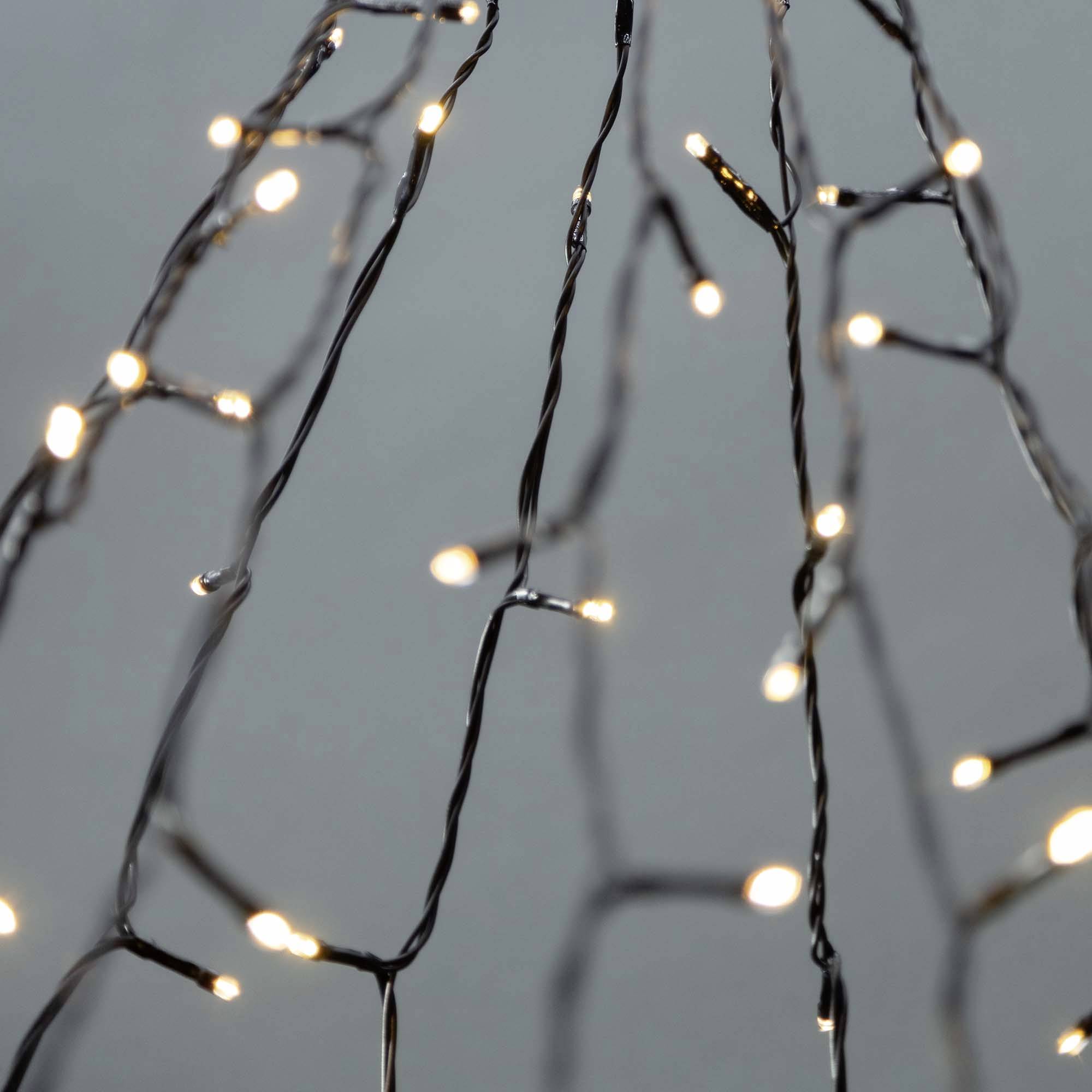 Nedis Lichterkette Innen/Außen EEK: G (A - G) 200 LED Warmweiß