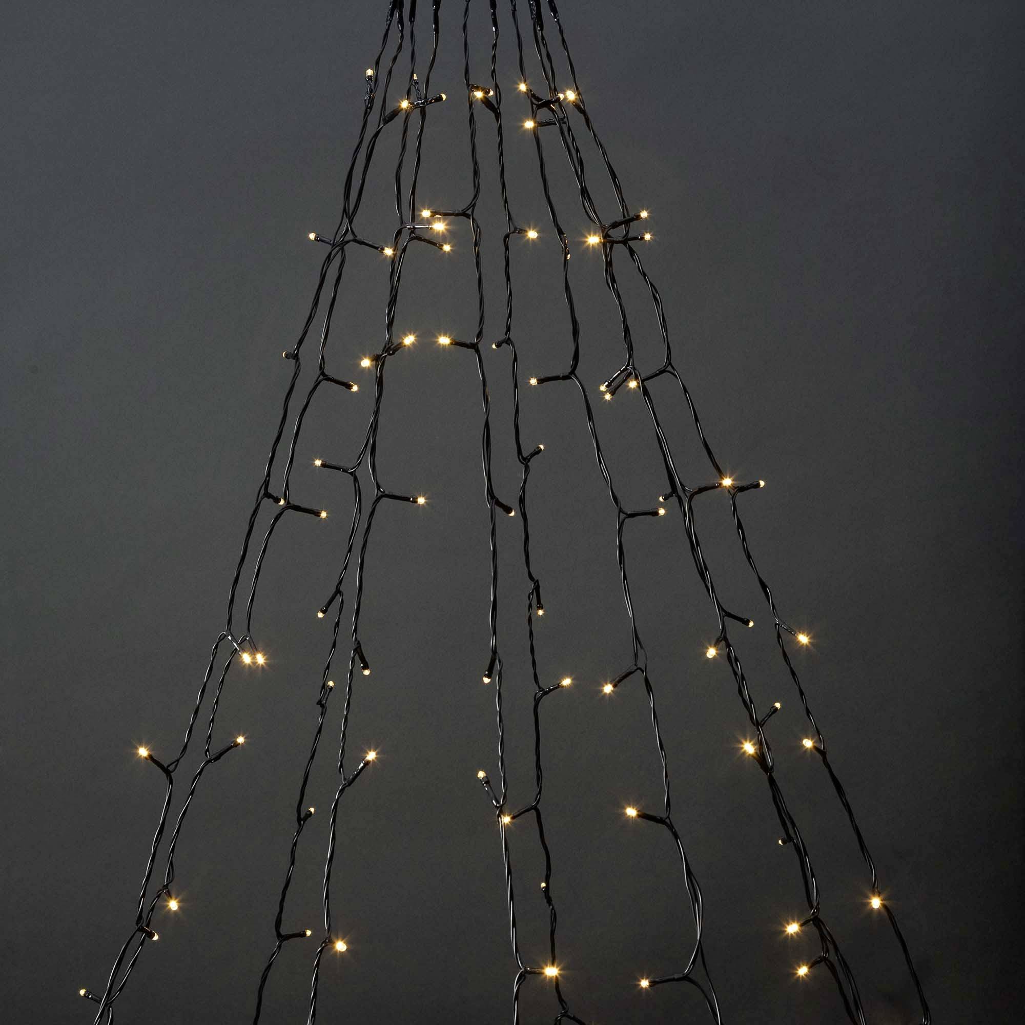 Nedis Lichterkette Innen/Außen EEK: G (A - G) 200 LED Warmweiß