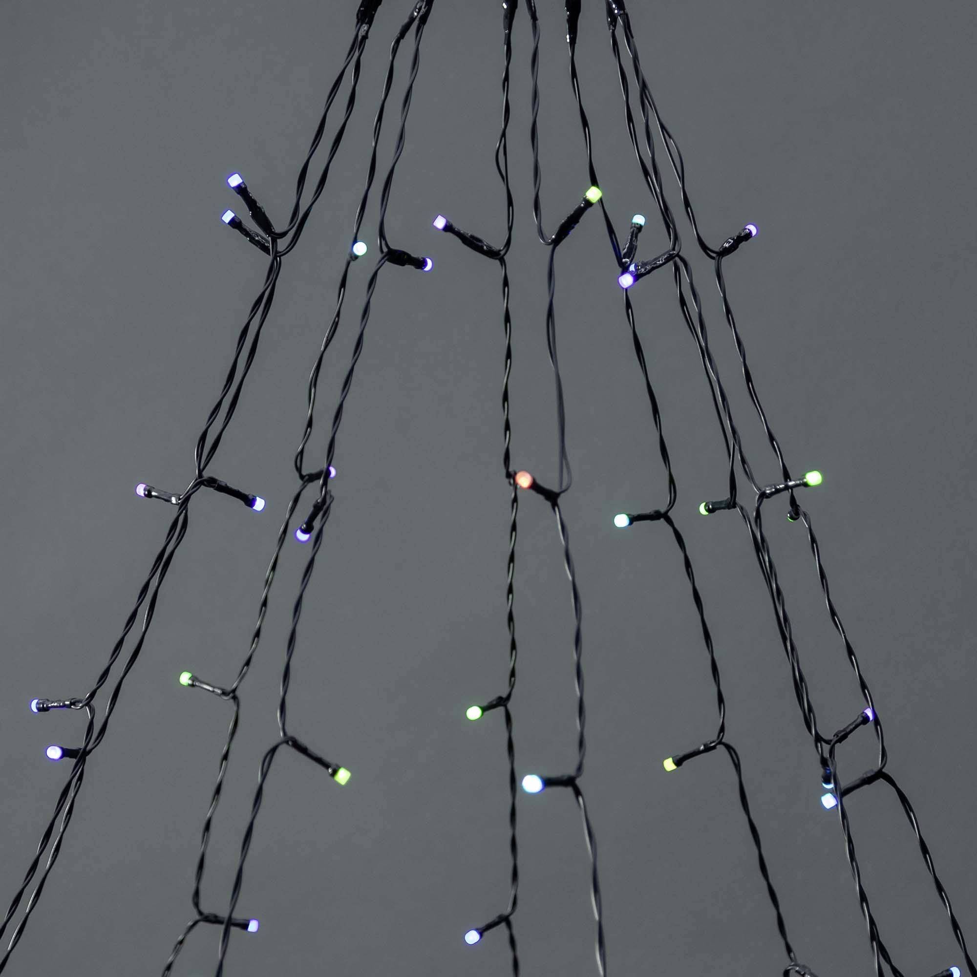 Nedis Lichterkette Innen/Außen EEK: G (A - G) 200 LED RGB