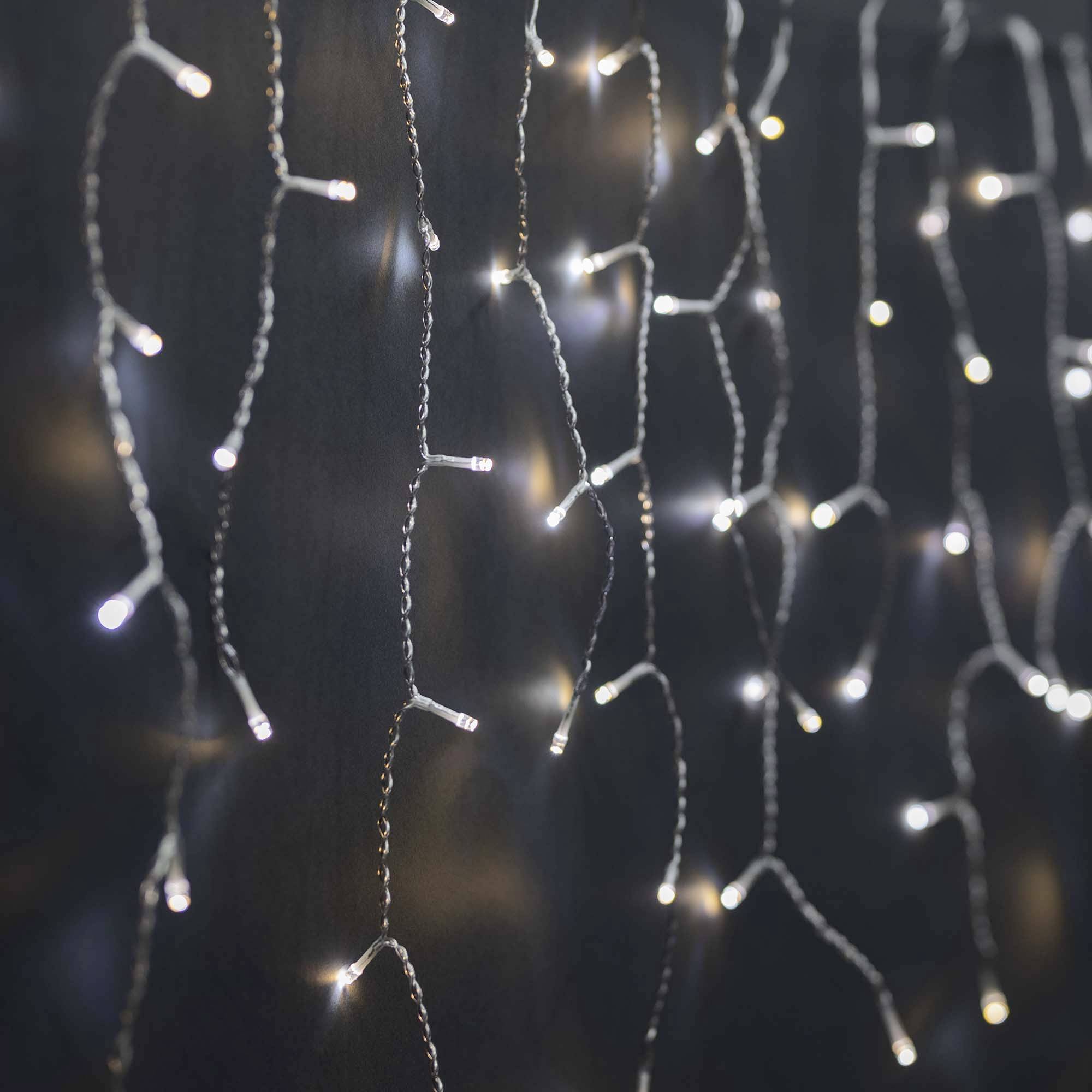 Nedis Lichterkette Innen/Außen EEK: G (A - G) 400 LED Warmweiß, Kaltweiß